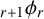 Subscript r plus 1 Baseline phi Subscript r
