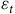 epsilon Subscript t