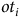 o t Subscript i