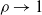 rho right arrow 1