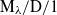 normal upper M Subscript lamda Baseline divided by normal upper D divided by 1