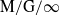 normal upper M divided by normal upper G divided by normal infinity