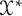 script upper X Superscript asterisk