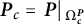 bold italic upper P Subscript c Baseline equals bold italic upper P vertical bar Subscript normal upper Omega Sub Subscript c Sub Superscript bold italic upper P