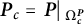 bold italic upper P Subscript c Baseline equals bold italic upper P vertical bar Subscript normal upper Omega Sub Subscript c Sub Superscript bold italic upper P