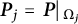 bold italic upper P Subscript j Baseline equals bold italic upper P vertical bar Subscript normal upper Omega Sub Subscript j