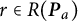 r element of upper R left parenthesis bold italic upper P Subscript a Baseline right parenthesis