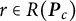 r element of upper R left parenthesis bold italic upper P Subscript c Baseline right parenthesis