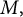 upper M comma