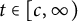 t element of left bracket c comma infinity right parenthesis