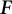 bold italic upper F