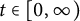 t element of left bracket 0 comma infinity right parenthesis
