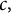 c comma