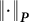 StartMetric dot EndMetric Subscript bold italic upper P