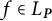 f element of upper L Subscript bold italic upper P