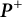 bold italic upper P Superscript plus