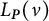 upper L Subscript bold italic upper P Baseline left parenthesis nu right parenthesis