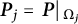 bold italic upper P Subscript j Baseline equals bold italic upper P vertical bar Subscript normal upper Omega Sub Subscript j