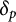 delta Subscript p
