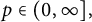 p element of left parenthesis 0 comma infinity right bracket comma