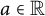 a element of double struck upper R