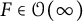 upper F element of script upper O left parenthesis infinity right parenthesis