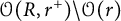 script upper O left parenthesis upper R comma r Superscript plus Baseline right parenthesis minus script upper O left parenthesis r right parenthesis