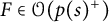 upper F element of script upper O left parenthesis p left parenthesis s right parenthesis Superscript plus Baseline right parenthesis