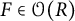 upper F element of script upper O left parenthesis upper R right parenthesis
