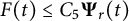 upper F left parenthesis t right parenthesis less than or equals upper C 5 bold upper Psi Subscript r Baseline left parenthesis t right parenthesis