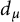 d Subscript mu