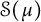 script upper S left parenthesis mu right parenthesis