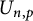 upper U Subscript n comma p