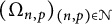 left parenthesis normal upper Omega Subscript n comma p Baseline right parenthesis Subscript left parenthesis n comma p right parenthesis element of script upper N