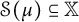 script upper S left parenthesis mu right parenthesis subset of or equal to double struck upper X