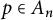 p element of upper A Subscript n
