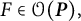 upper F element of script upper O left parenthesis bold italic upper P right parenthesis comma