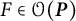 upper F element of script upper O left parenthesis bold italic upper P right parenthesis