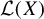 script upper L left parenthesis upper X right parenthesis
