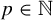 p element of double struck upper N