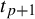 t Subscript p plus 1
