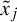 x overtilde Subscript j