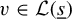 v element of script upper L left parenthesis s underbar right parenthesis