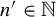 n prime element of double struck upper N