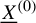 upper X underbar Superscript left parenthesis 0 right parenthesis