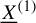 upper X underbar Superscript left parenthesis 1 right parenthesis
