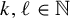 k comma script l element of double struck upper N