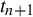 t Subscript n plus 1