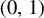 left parenthesis 0 comma 1 right parenthesis