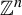 double struck upper Z Superscript n